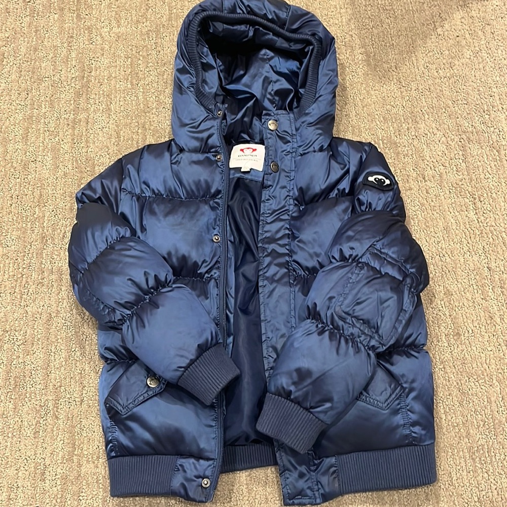 Appaman Navy Blue Puffer Coat -size boys 8